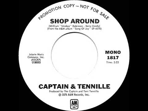 1976 Captain & Tennille - Shop Around (mono radio promo 45)