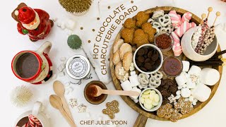 Hot Chocolate Charcuterie Board + Salted Caramel Sauce Recipe | Chef Julie Yoon