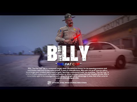 Billy "The Fat Cop" Hill [ CUSTOM PED ] FIVEM / GTA