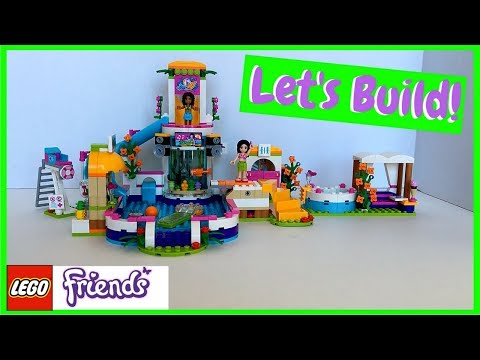 Building Lego Friends Heartlake Summer Pool