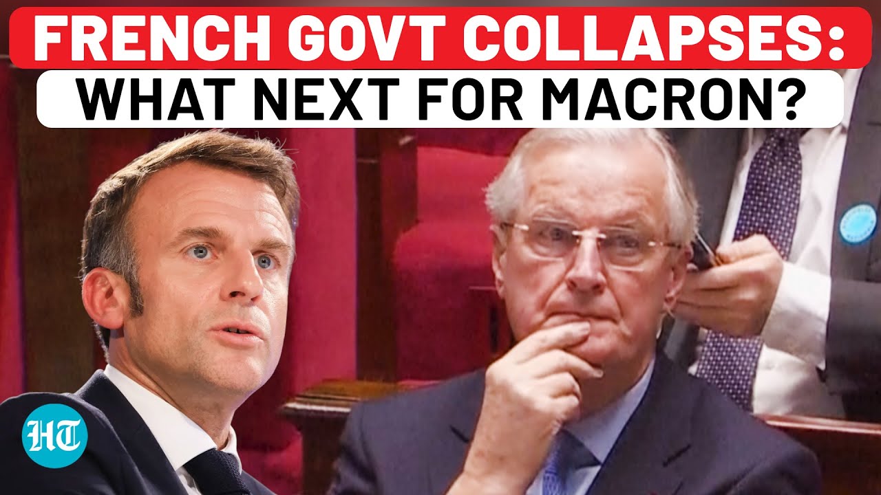 Left & Right Unite In France To Oust PM Barnier’s Govt | End Of The Road For Emmanuel Macron?
