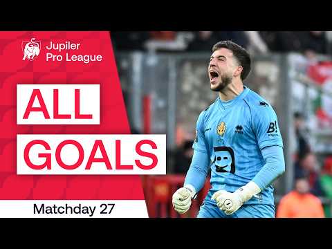 ALLE DOELPUNTEN | Speeldag 27 - Jupiler Pro League