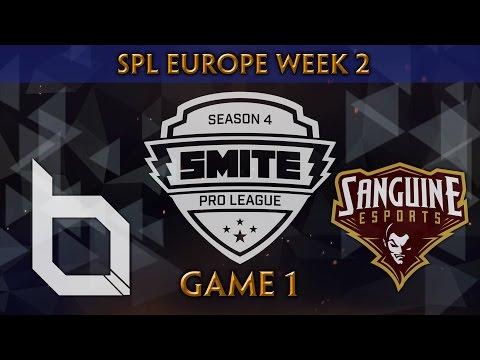 SMITE Pro League S4 Spring Split Week 2 (EU) - Obey Alliance vs. Sanguine (Game 1)