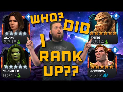 6 Star Rank 2 Thing? Or 5 Star Rank 5 ??? Rank Up! Marvel Contest of Champions