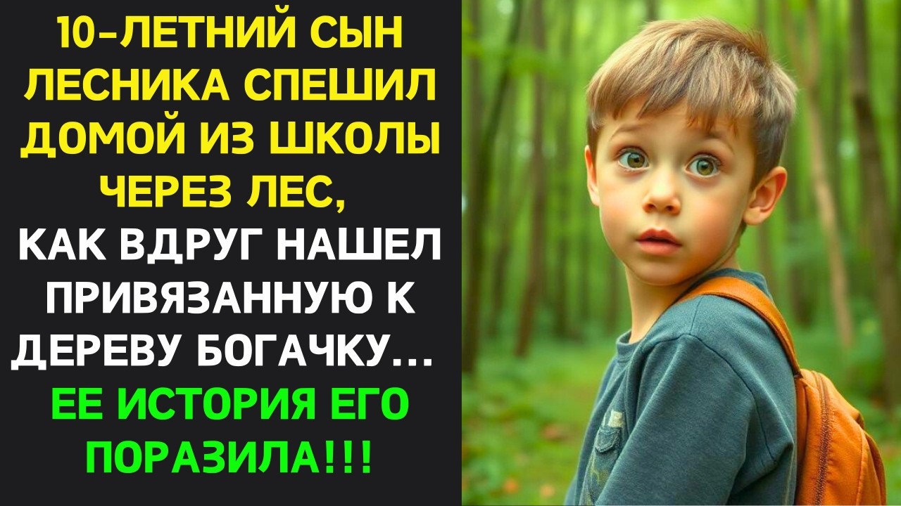 Сын лесника нашел в лесу привязанную женщину. Ее тайна навсегда изменила их жизнь…