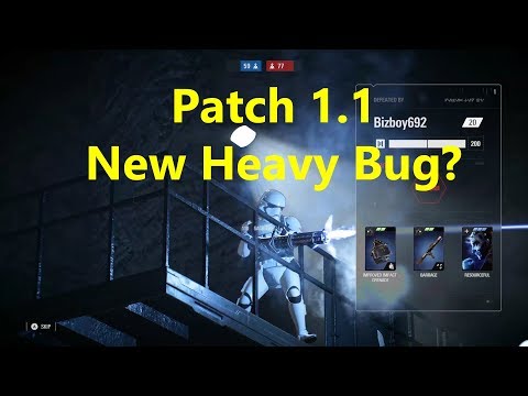 New Heavy SCS Bug In Patch 1.1 - Star Wars Battlefront 2