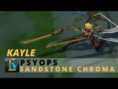 PsyOps Kayle Sandstone Chroma - League Of Legends