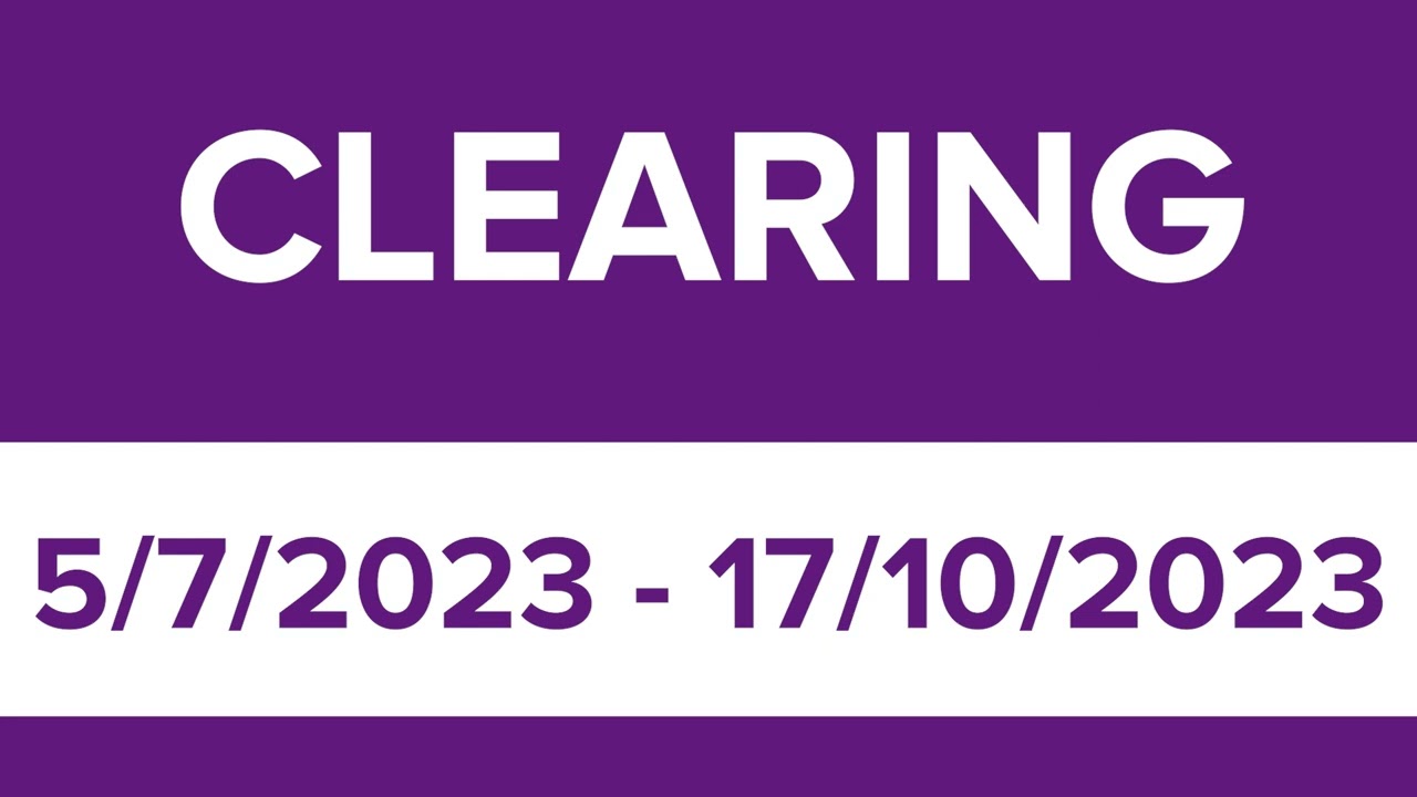 UCAS Extra and Clearing 2023/24