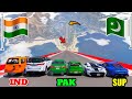 GTA 5 INDIAN CARS VS PAKISTAN CARS VS SUPER CARS LONG JUMPING CHALLENGE Gta 5 Gameplay