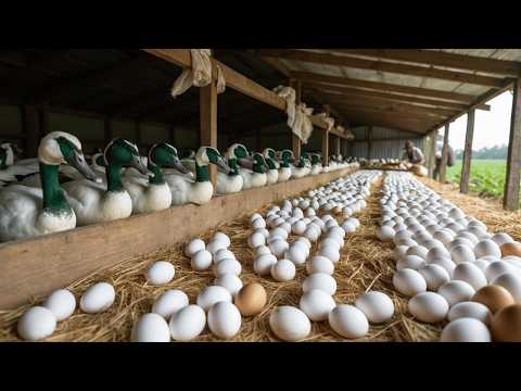 How to Raise Ducks for Eggs Effectively - Egg Harvesting - Duck Egg Hatching