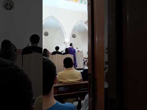 #Missa, segunda noite de #novena de Nossa #Padroeira. #maria