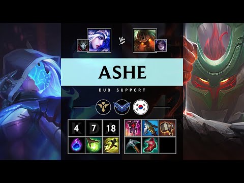 Ashe Support vs Nautilus - KR Diamond Patch 25.12