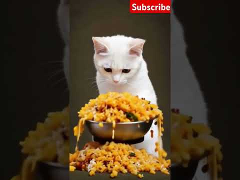 Cat is making biryani #cat #biryani #comedy