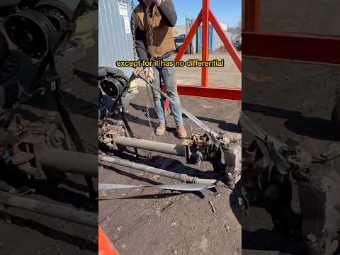 why is a super duty 2wd solid axle useful???? thoughts???? #junkyard #cad #jeepbuild
