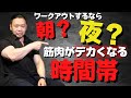 【この時間帯だけはNG?!】筋トレは何時にやるのが最も効率がいいのか