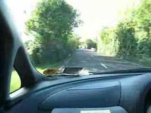 Toonces drives in Ireland