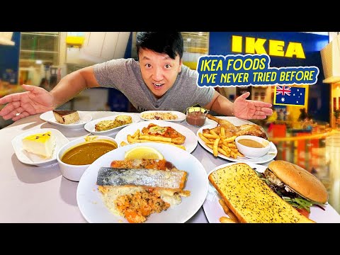 Foods I've NEVER Tried Before at IKEA in Sydney Australia