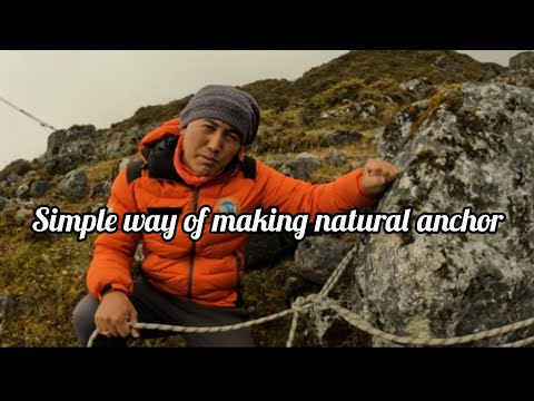 how to make a natural anchor | natural anchor base | process of making a natural anchor
