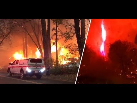 KALIFORNIEN: Als aus den Flammenwänden plötzlich ein Tornado emporschoss