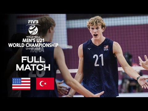 USA vs. Turkiye - Pool A | Men's U21 World Champs 2025 - Full Match