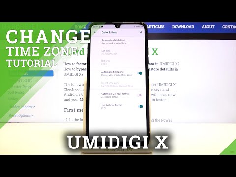 How to Change Date and Time on UMIDIGI X – Set Date and Time