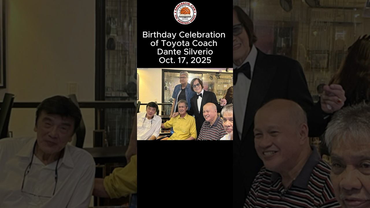 Dante Silverio's birthday celebration turns into Toyota (and Crispa) reunion