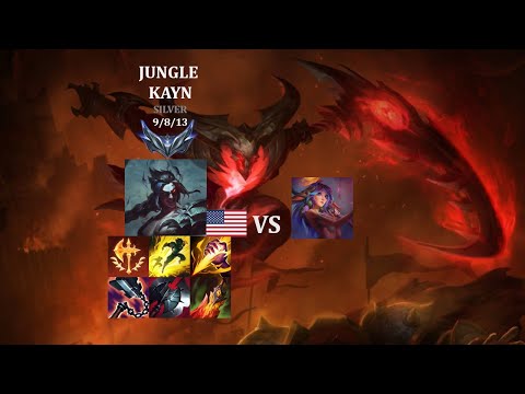 NA Red Kayn vs Lillia Jungle, Silver, Season 12, Patch 12.4, League of Legends