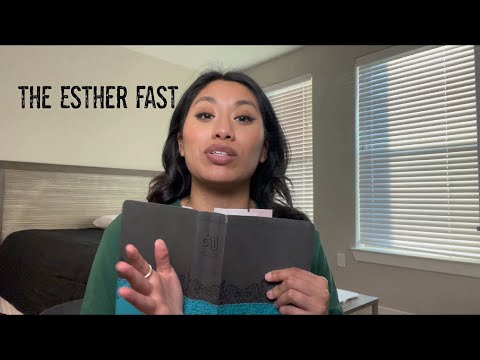The Esther fast | 3 day water fast | The book of Esther | How and why to do the Esther fast