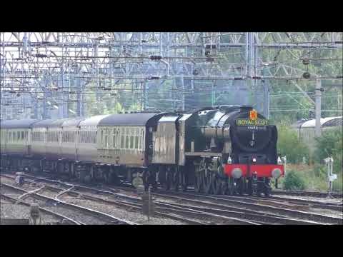 46100 Royal Scot, Beeston & Crewe  with The Welsh Borders Explorer,10th June 2018