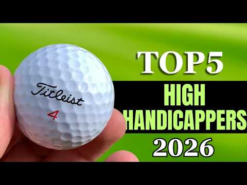 Top 5 Best Golf Balls 2026 for High Handicappers (Distance + Forgiveness!)