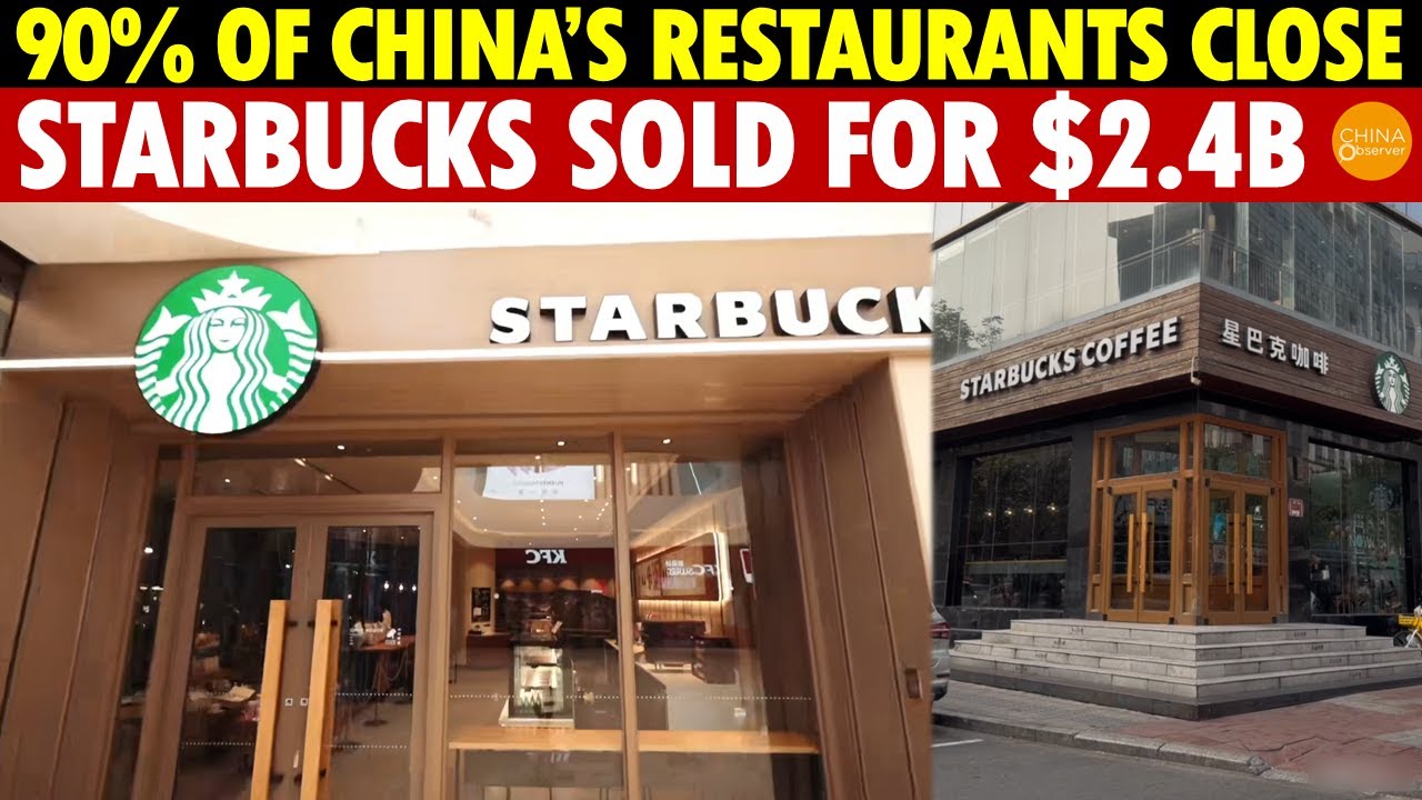 90% of China’s Restaurants Close, KFC Shuts, McDonald’s Pulls Out, Starbucks Sold for $2.4B