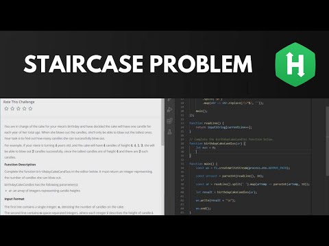 Hackerrank Staircase Problem Solution Walkthrough Javascript
