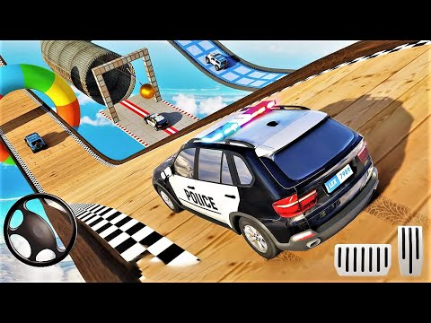 Police Prado Car Stunt Racing- Ramp Car Stunts 3D-Best Android Gameplay HD