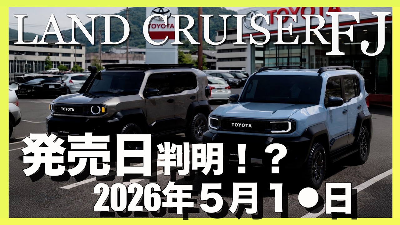 【速報】ランクルFJの発売日が判明!? 価格やサイズ、ジムニーとの違いまとめ