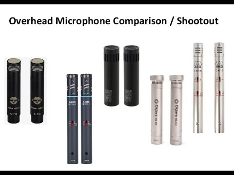 Overhead Microphone Comparison / Shootout