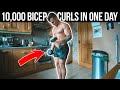Attempting 10,000 bicep curls in one day *BAD IDEA*