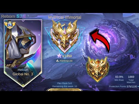 TOP GLOBAL HELCURT BEST BUILD AND ROTATION!! 😳( RANK UP FASTER? ) MLBB