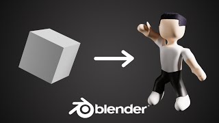 How to Create a Low Poly Character in Blender in 1