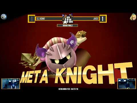 Ultra WBB #133 | [L] Bonk! (MK) vs Juice (ZSS) - Grand Finals - Super Smash Bros. for Wii U