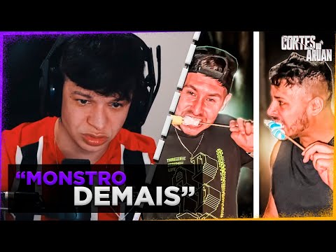 ARUAN REAGE A NOITE DO MARSHMALLOW NO ACAMPAMENTO COM MEUS AMIGOS (GUI NOBRE) - Cortes do Aruan