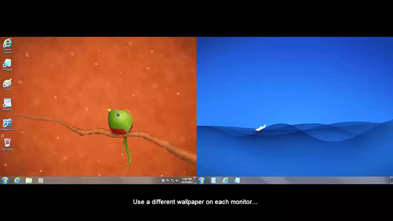 dual monitor lock screen windows 10