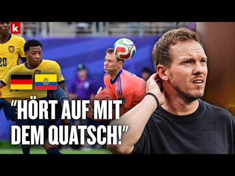 Video Thumbnail: Nagelsmann angefressen, Undav und Kimmich widersprechen | Deutschland - Ecuador 1:2