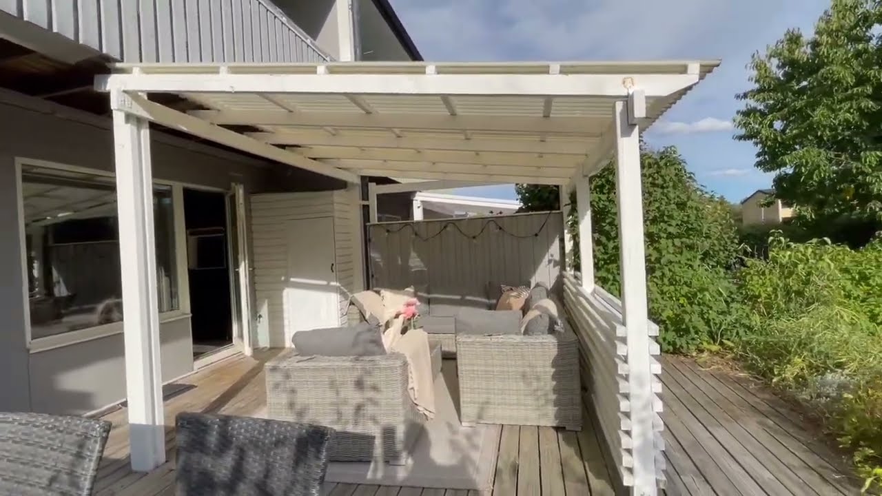 4 rum Radhus på Högbyvägen 147 Viksjö Järfälla kommun - video