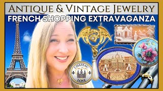 🌟ANTIQUE & VINTAGE JEWELRY SHOPPING in FRANCE! 🏰💖#paris2024