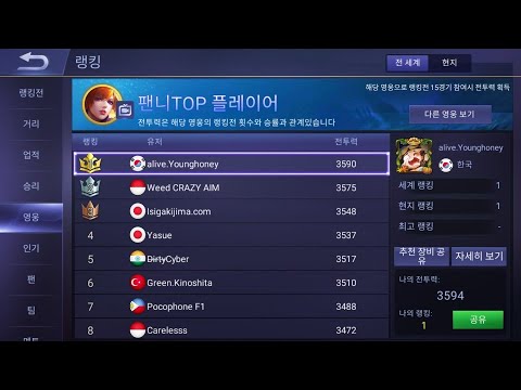 Top 1 Global Fanny Current Korean Meta TANK BUILD  alive.Younghoney | Mobile Legends
