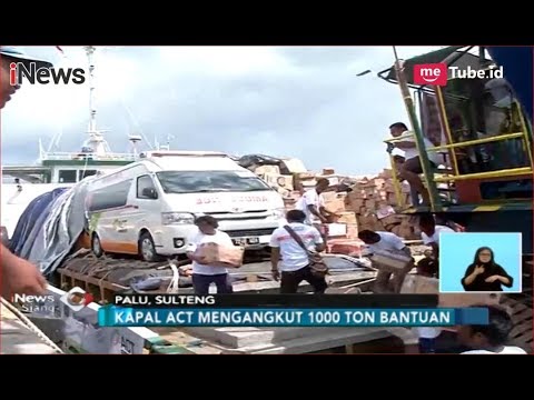 Kapal ACT Tiba di Palu, Bantuan Segera Disebar ke Lokasi Terdampak Gempa - iNews Siang 14/10