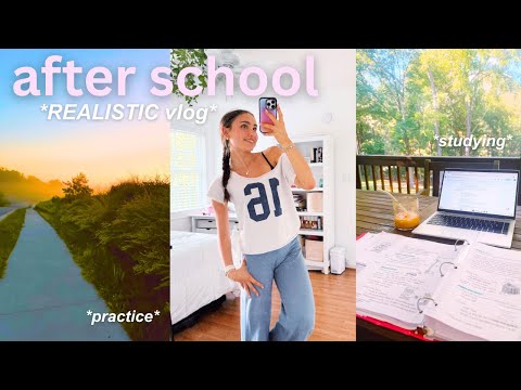 after school night routine *senior in high school*