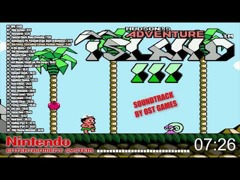 Hudson's Adventure Island III OST | 1992 | NES - complete soundtrack in one video