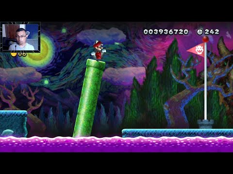 Soda Jungle 4 | Painted SwampLand | Secret Exit & All 3 Stars | New Super Mario Bros U NSMBU