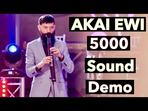 AKAI EWI 5000 Electronic wind instrument Wireless USB MIDI Juodas video
